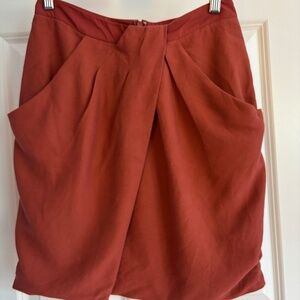 Anthropologie-brand fei pink skirt